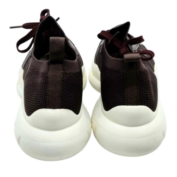 STUART WEITZMAN~5050 Sneaker~WOMENS BURGUNDY LEATHER SHOES Made In Italy SZ 12 - Picture 4 of 8